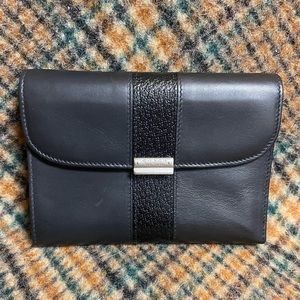 Coach Black Compact Clutch Wallet
